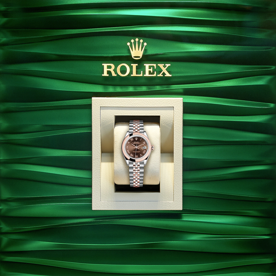 Rolex Replica Watch Lady-Datejust 28, Oystersteel and 18k Everose Gold, 279161-0009