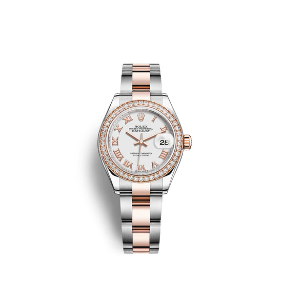 Rolex Replica Watch Lady-Datejust 28, Oystersteel and 18k Everose Gold, 279381RBR-0022