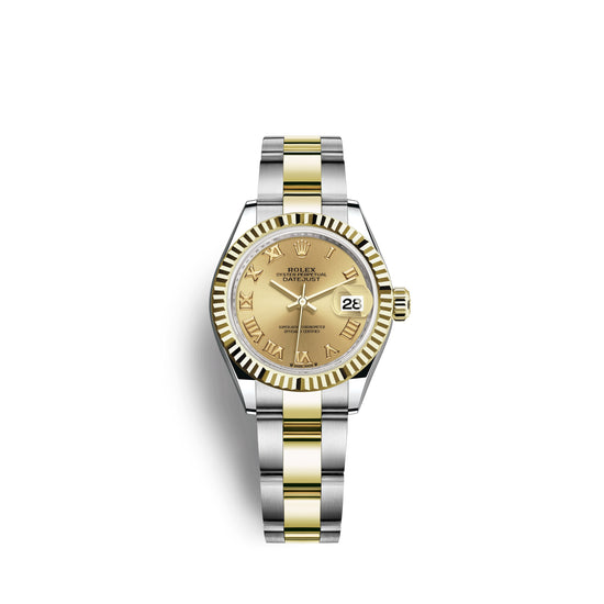 Rolex Replica Watch Lady-Datejust 28, Oystersteel and 18k Yellow Gold, 279173-0010