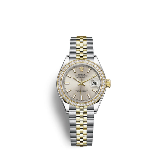 Rolex Replica Watch Lady-Datejust 28, Oystersteel and 18k Yellow Gold, 279383RBR-0017