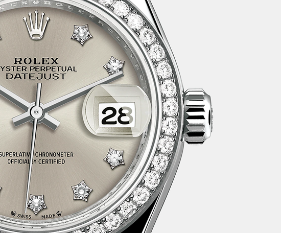 Rolex Replica Watch Lady-Datejust 28mm, 18k White Gold, 279139rbr-0003