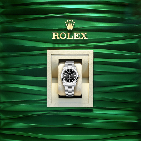 Rolex Replica Watch Oyster Perpetual No Date, Stainless Steel, 34mm, 124200-0002