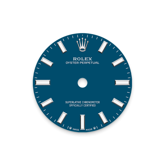 Rolex Replica Watch Oyster Perpetual, Oystersteel, 28mm, Blue dial, Domed Oyster, 276200-0011