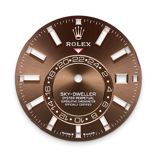 Rolex Replica Watch Sky-Dweller, 42mm, 18k Everose Gold, 336235-0002