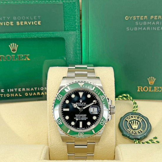 Rolex Replica Watch Submariner 41mm KERMIT STARBUCKS, MK1 Bezel, 126610LV, Complete, 2023