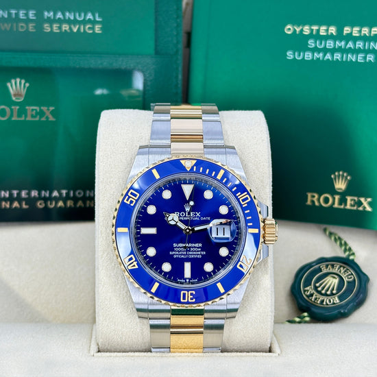 Rolex Replica Watch Submariner Date, Stainless Steel and 18k Yellow Gold, 41mm, 126613lb-0002