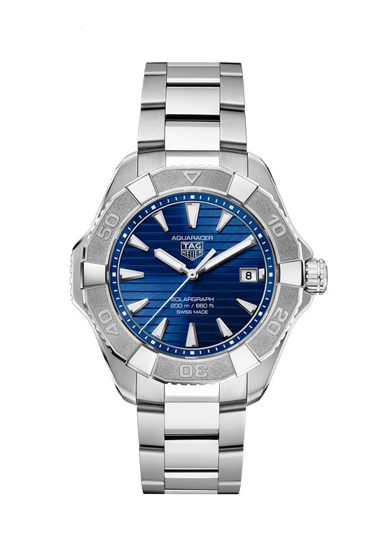 TAG Heuer Aquaracer Professional 200 Solargraph, Solar Quartz, Stainless Steel, 40mm, WBP1117.BA0047