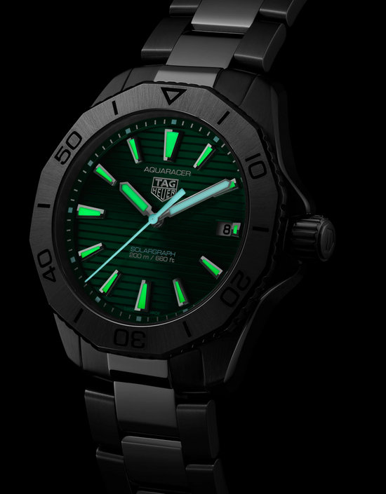 TAG Heuer Aquaracer Professional 200 Solargraph, Stainless Steel, 40mm, WBP1115.BA0000