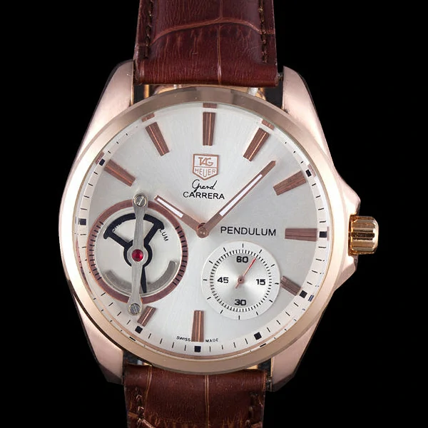 Tag Heuer Carrera Pendulum Brown Leather Strap new59052