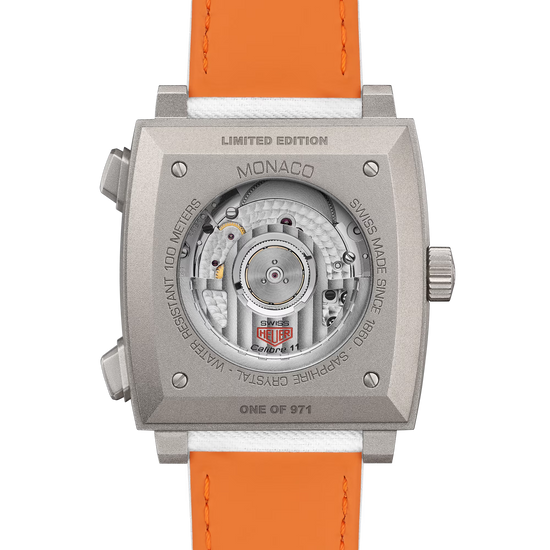 TAG Heuer Monaco Chronograph x Gulf Automatic, Titanium, 39mm, CAW218G.EB0393