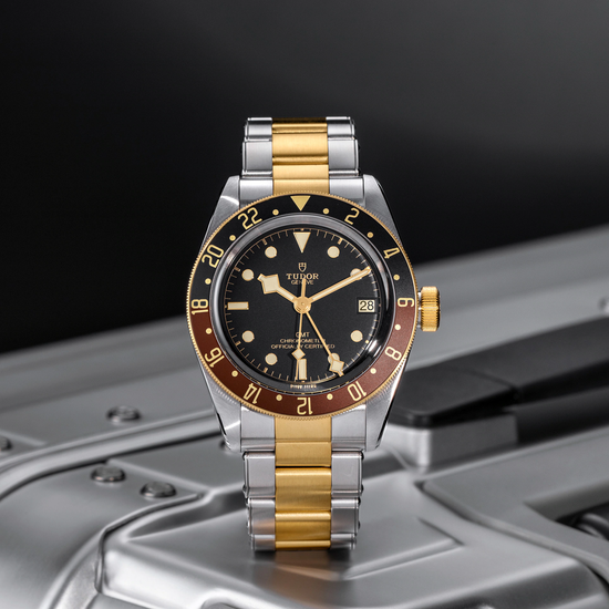 Tudor Replica Watch Black Bay GMT S &G, Stainless Steel and 18k Yellow Gold, 41mm, M79833MN-0001