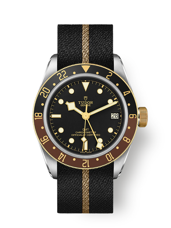 Tudor Replica Watch Black Bay GMT S &G, Stainless Steel and 18k Yellow Gold, 41mm, M79833MN-0004