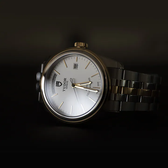 Tudor Replica Watch Glamour Date+Day, Stainless Steel and 18k Yellow Gold, 39mm, M56003-0112