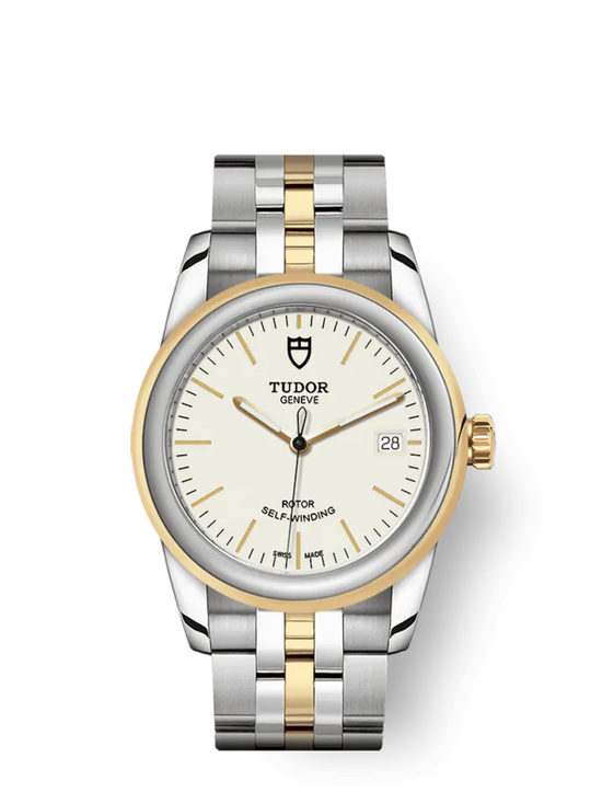 Tudor Replica Watch Glamour Date, Stainless Steel and 18k Yellow Gold, 36mm, M55003-0082
