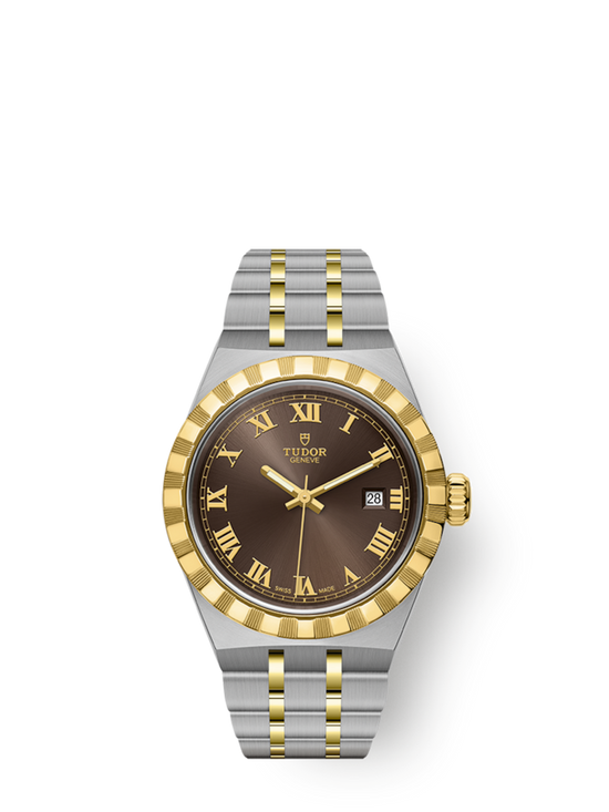 Tudor Replica Watch Royal, Stainless Steel and 18k Yellow Gold, 28mm, M28303-0008