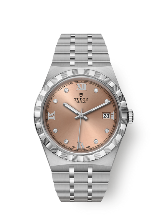 Tudor Replica Watch Royal, Stainless Steel with Diamond-set, 38mm, M28500-0009